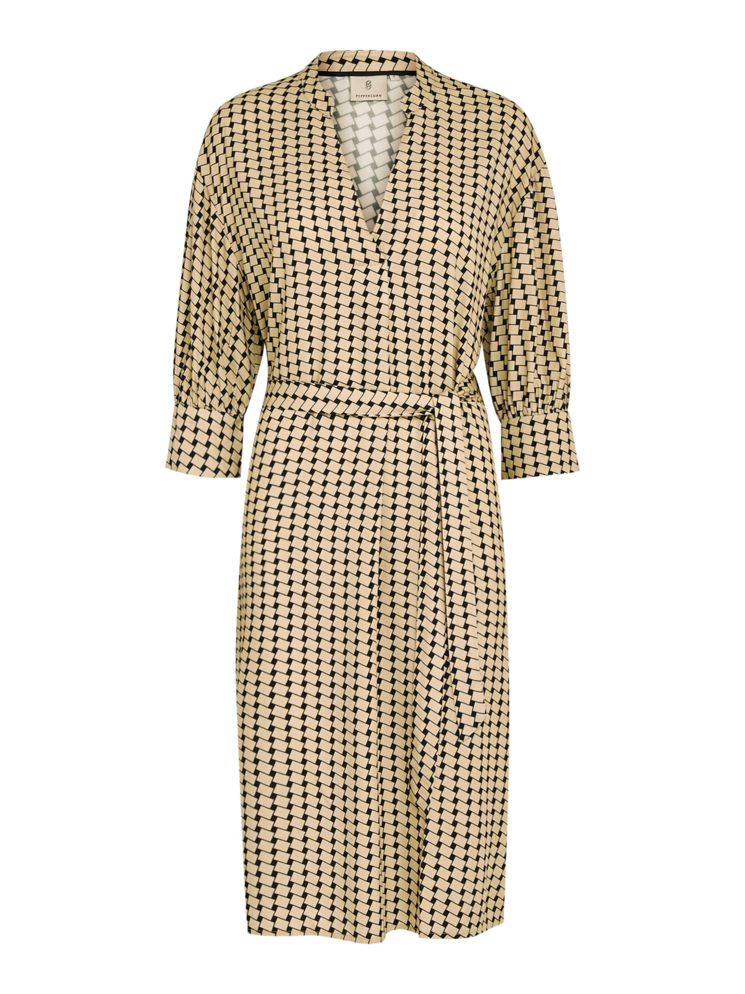 Peppercorn Robe 'Lykke Sabia' en sable / noir, Vue avec produit