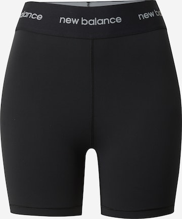 new balance Skinny Urheiluhousut 'Sleek 5' värissä musta: edessä