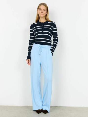 Wide leg Pantaloni 'Banu' di Soyaconcept in blu: frontale