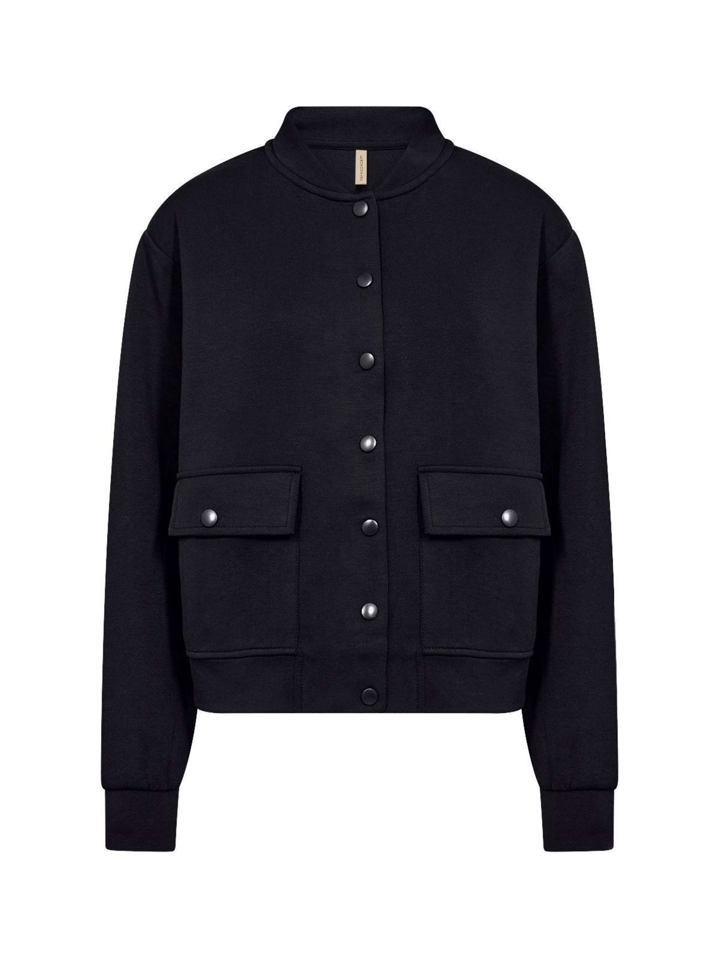 Soyaconcept Tussenjas 'Banu 283 zwart' in Zwart: voorkant