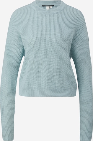 Pull-over QS en bleu : devant