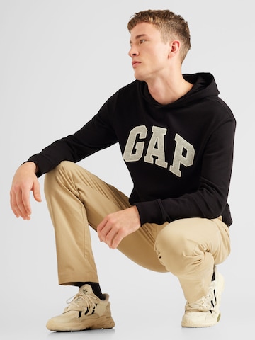 GAP Regular fit Sweatshirt in Zwart