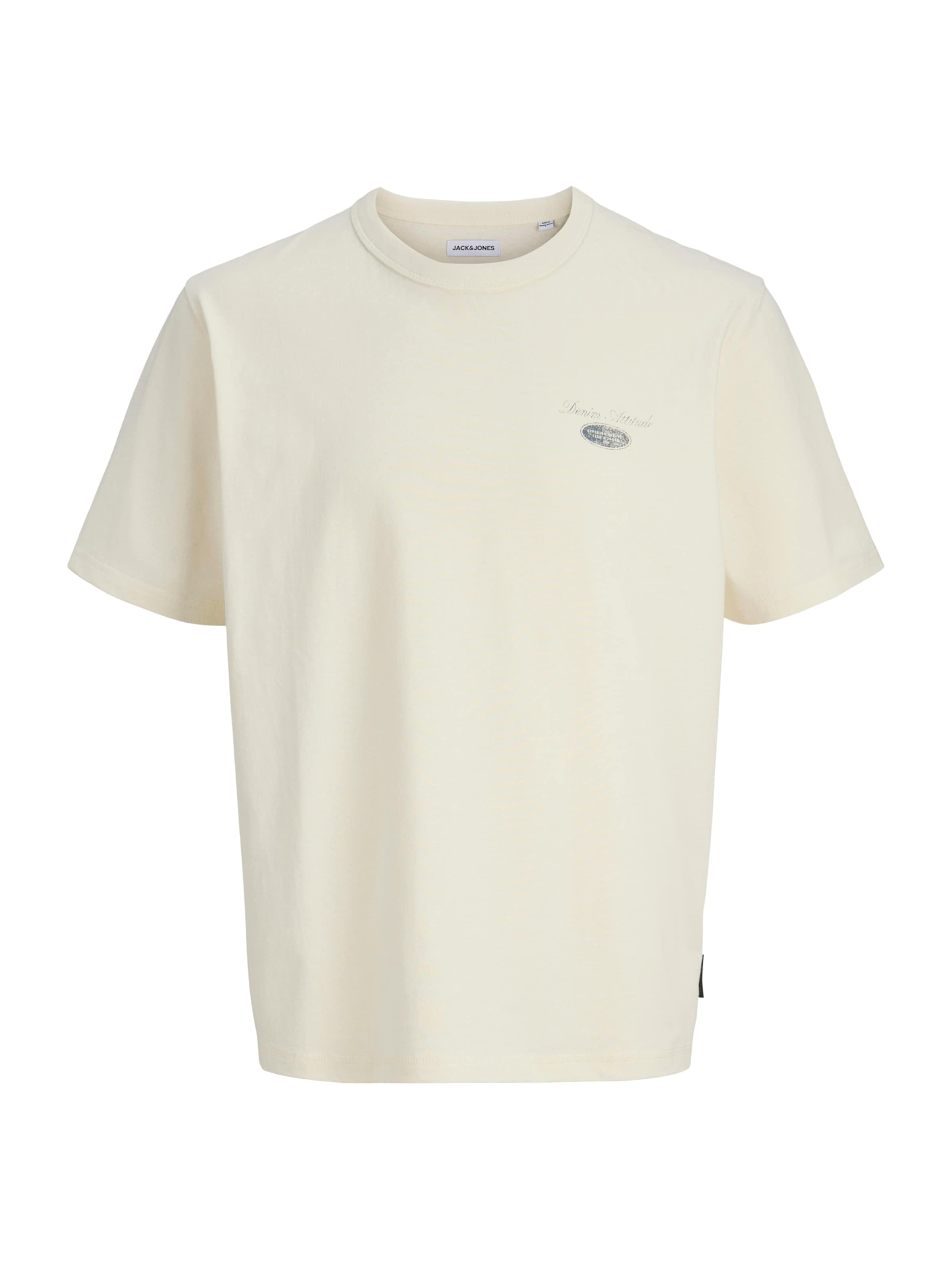 Jack & Jones Plus T-Shirt 'JJEDover' in Weiß: Vorderseite