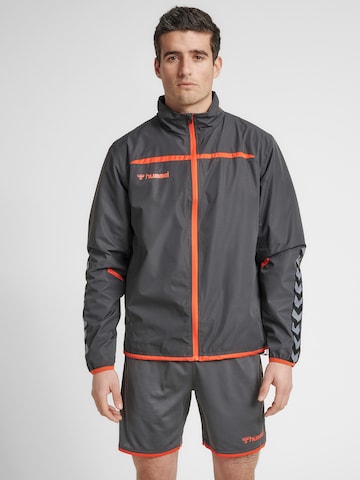 Hummel Training Jacket 'AUTHENTIC' in Grey: front