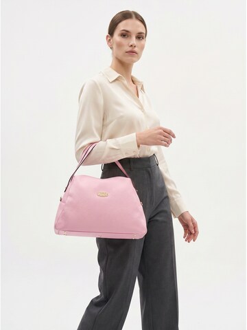 Borsa a mano 'Borsa a mano donna pelle 100% Baldinini Trend Lucca con tracolla' di Baldinini Trend in rosa