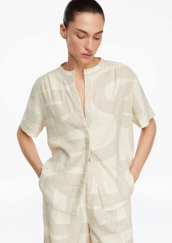 COMMA Blouse in Beige: front