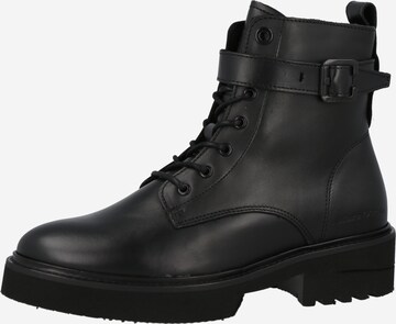 Bottines à lacets 'Kathy' Marc O'Polo en noir : devant