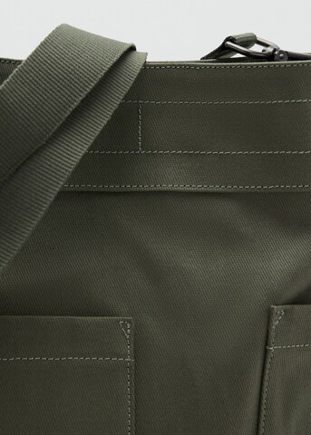 MANGO MAN Shopper in Green