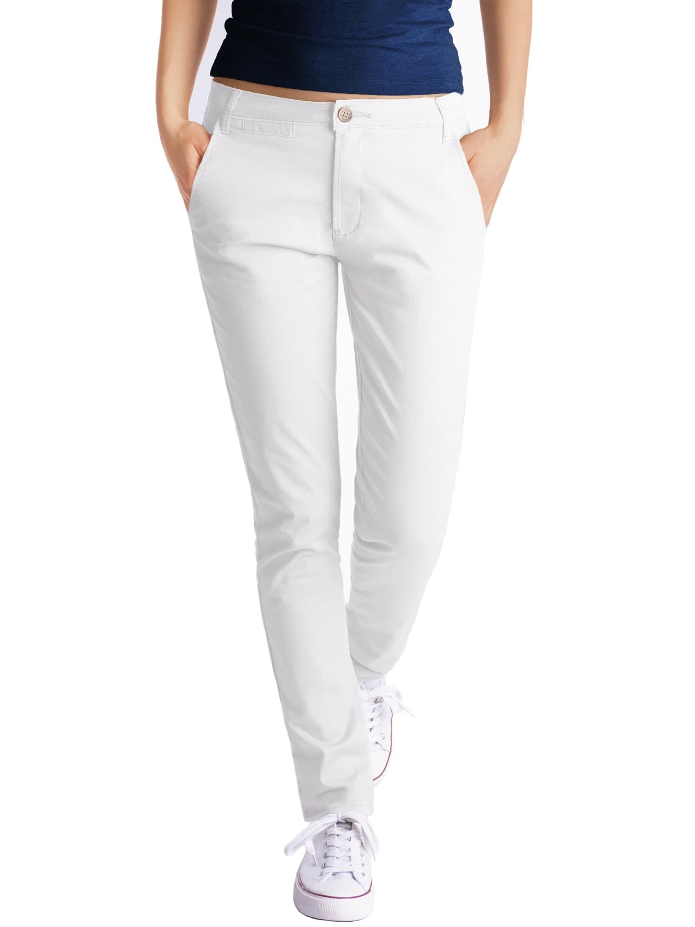 Fraternel Slim fit Chino Pants 'Chinos H100' in White: front