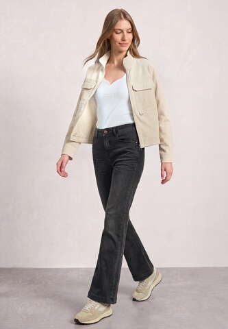 STREET ONE Bootcut Jeans in Schwarz