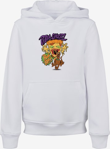 F4NT4STIC Sweatshirt 'Pizza Ghost' in White: front