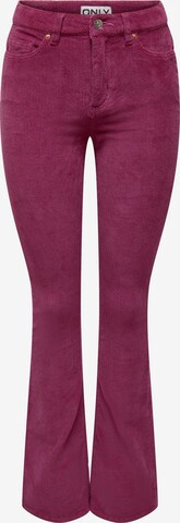 ONLY Flared Broek 'MARY' in Roze: voorkant