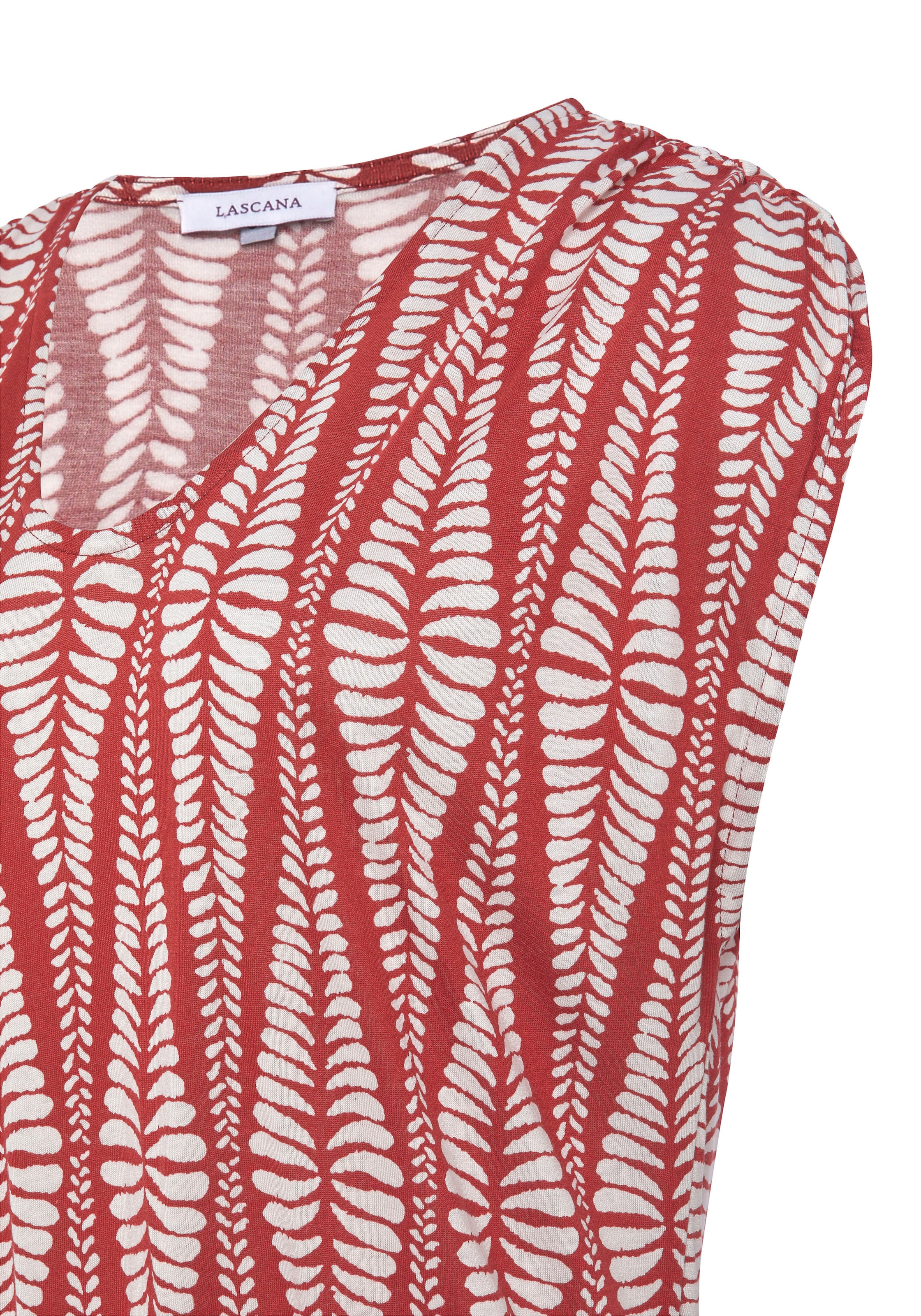 LASCANA - Vestido de verano en rojo