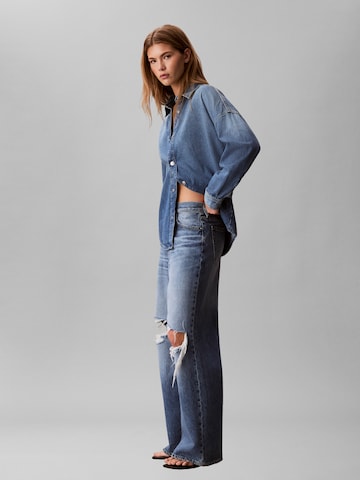Calvin Klein Jeans Baggy Džínsy - Modrá