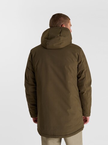 Le Temps Des Cerises Winterparka 'ORVA' in Bruin: terug