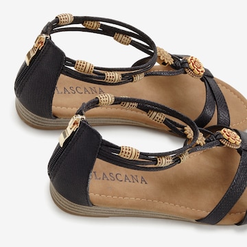 LASCANA Sandals in Black