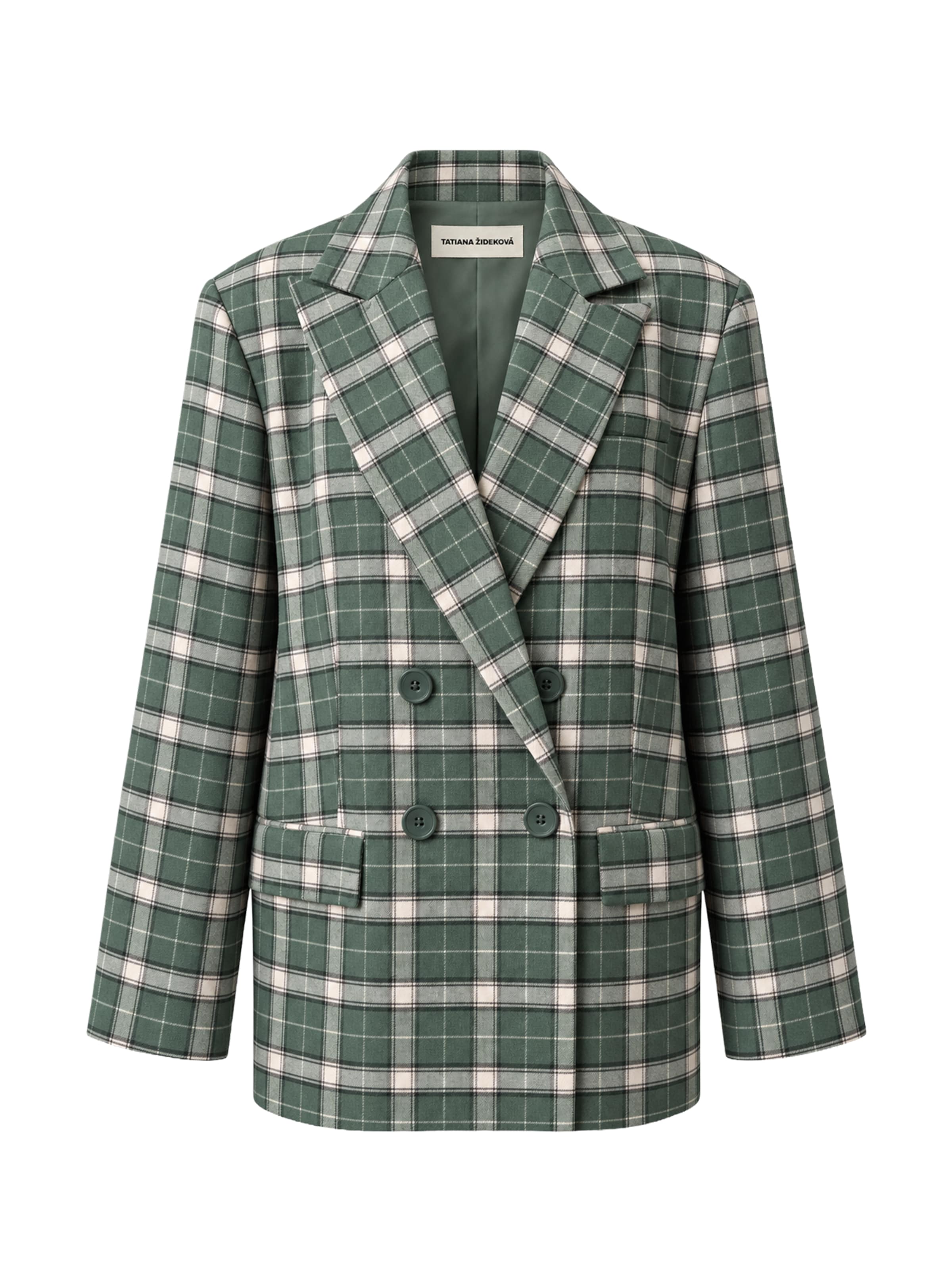 Tatiana Zidekova Blazer in Beige: front