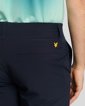 Lyle & Scott Regular Broek in Blauw