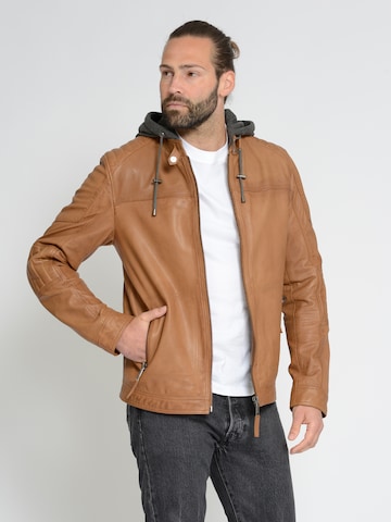 Maze Between-Season Jacket in Brown: front