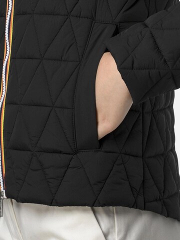 K-Way Winterjas 'K-WAY LIL DIAMOND QUIL TED WARM GIUBBINO' in Zwart