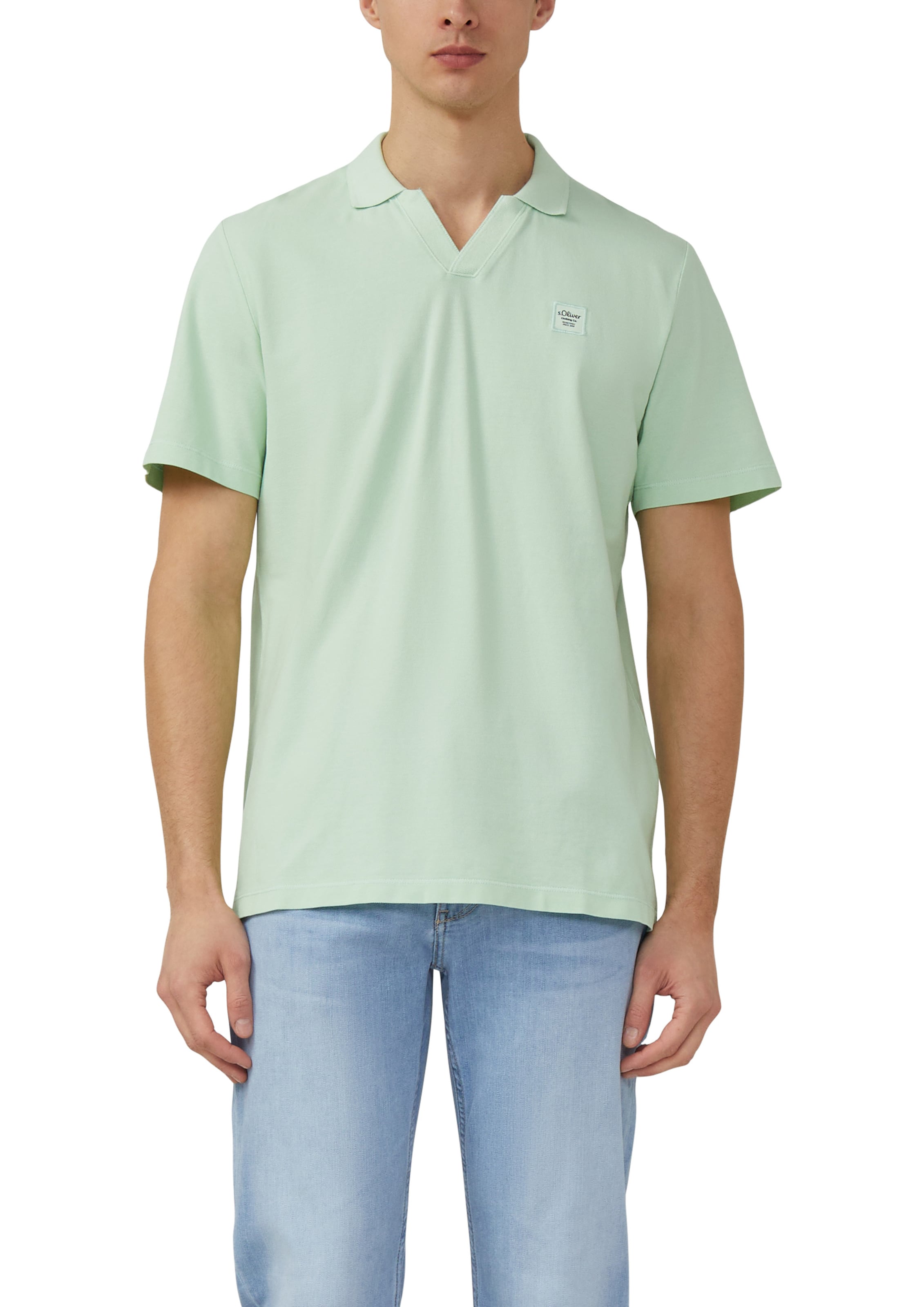 T-Shirt s.Oliver en vert : devant