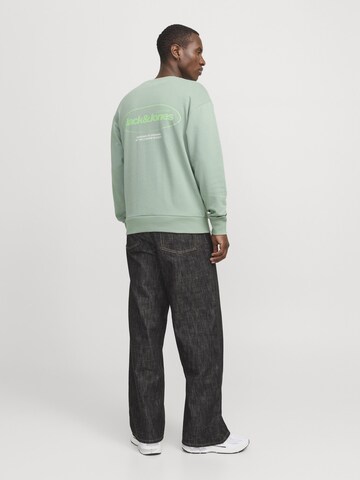 JACK & JONES Sweatshirt 'JJEBradley' in Groen