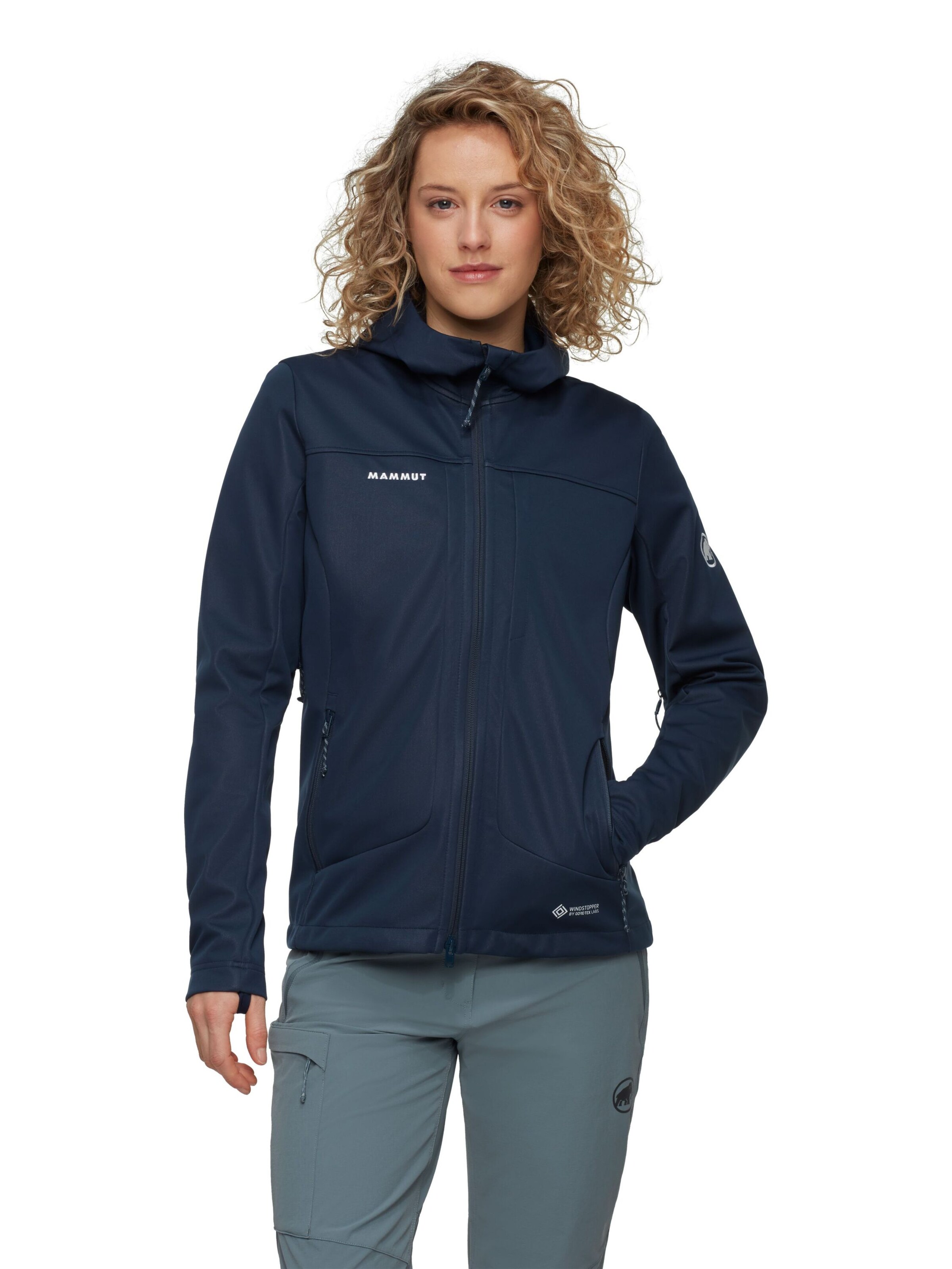 MAMMUT Outdoorjacke in Blau: Vorderseite