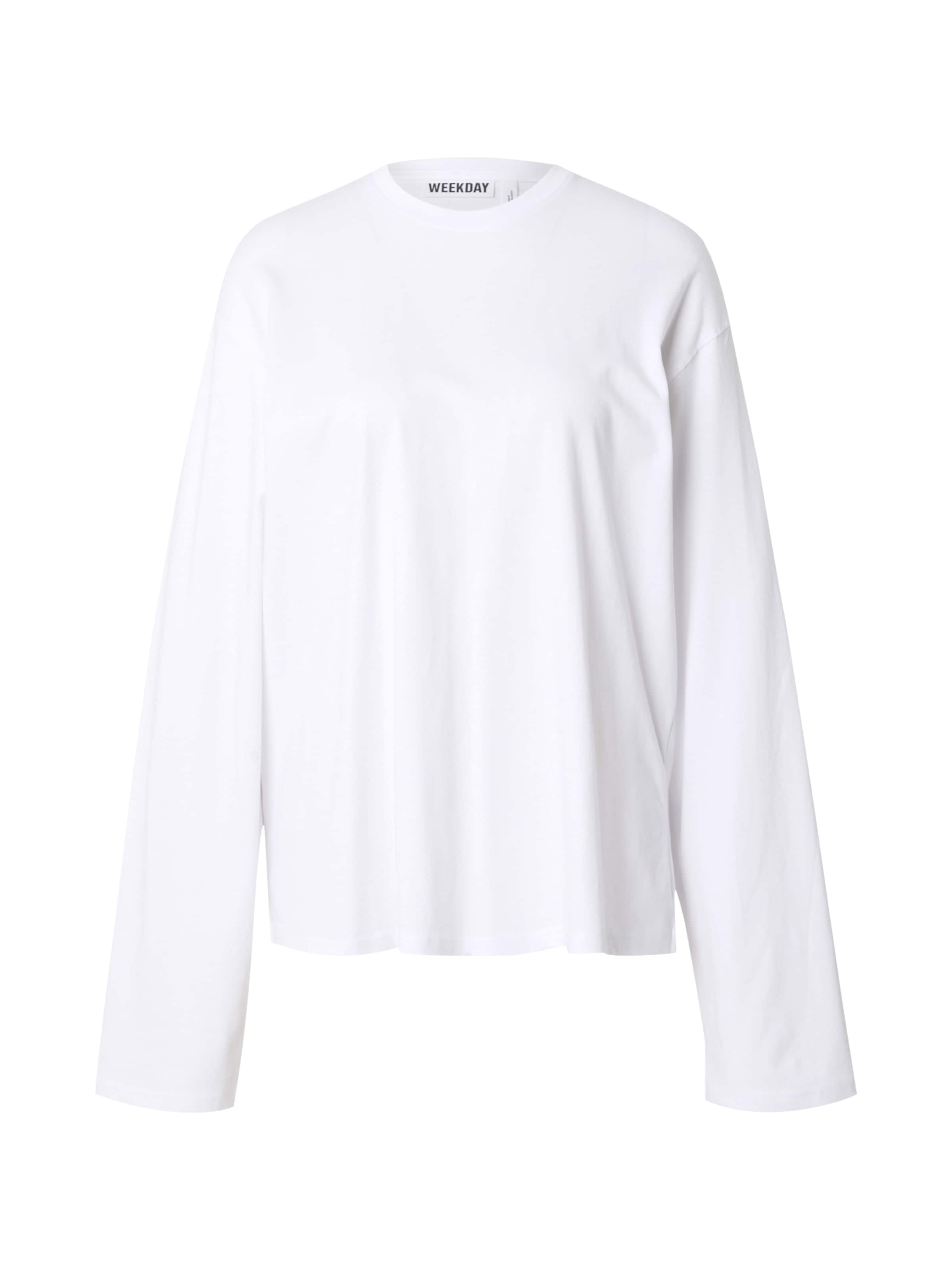 WEEKDAY Shirt 'Danya' in White: front
