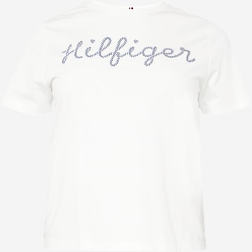 Tommy Hilfiger Curve Shirt in White: front