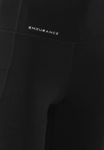 ENDURANCE - regular Pantalón deportivo 'Tather' en negro