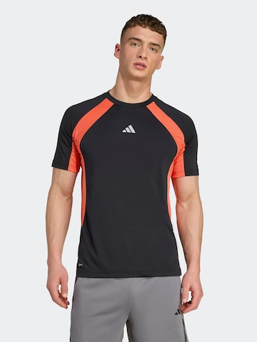 ADIDAS PERFORMANCETehnička sportska majica 'TECH APP' - crna boja: prednji dio