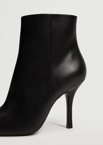 MANGO Ankle Boots 'Aut' in Black