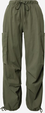 Loosefit Pantalon Sublevel en vert : devant