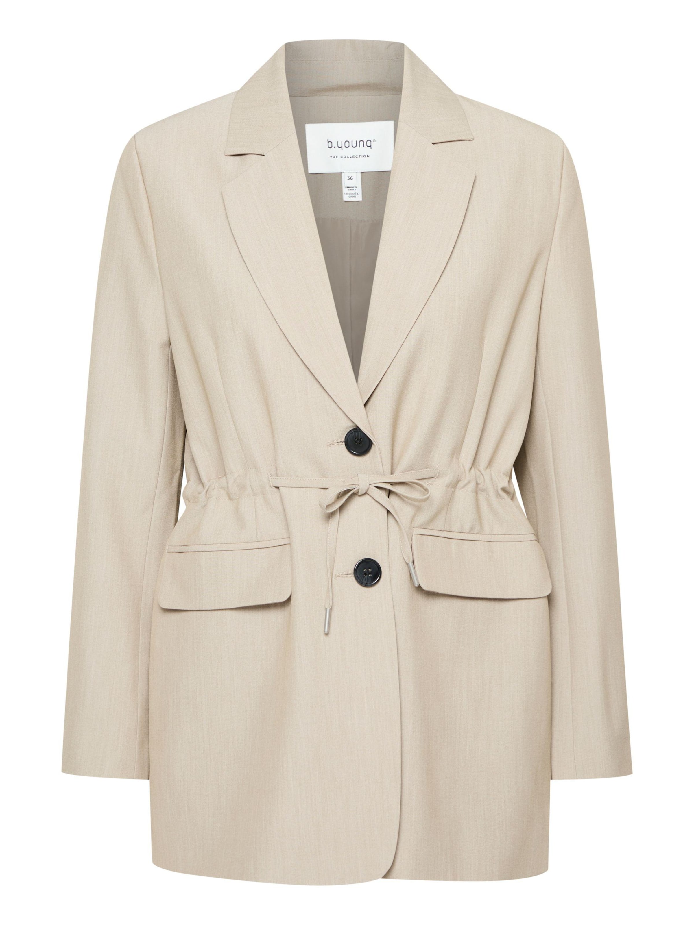 b.young Blazer 'Danta' i beige: forside