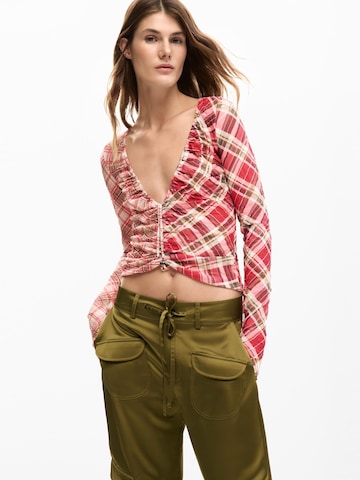 Desigual - Regular Calças cargo em verde