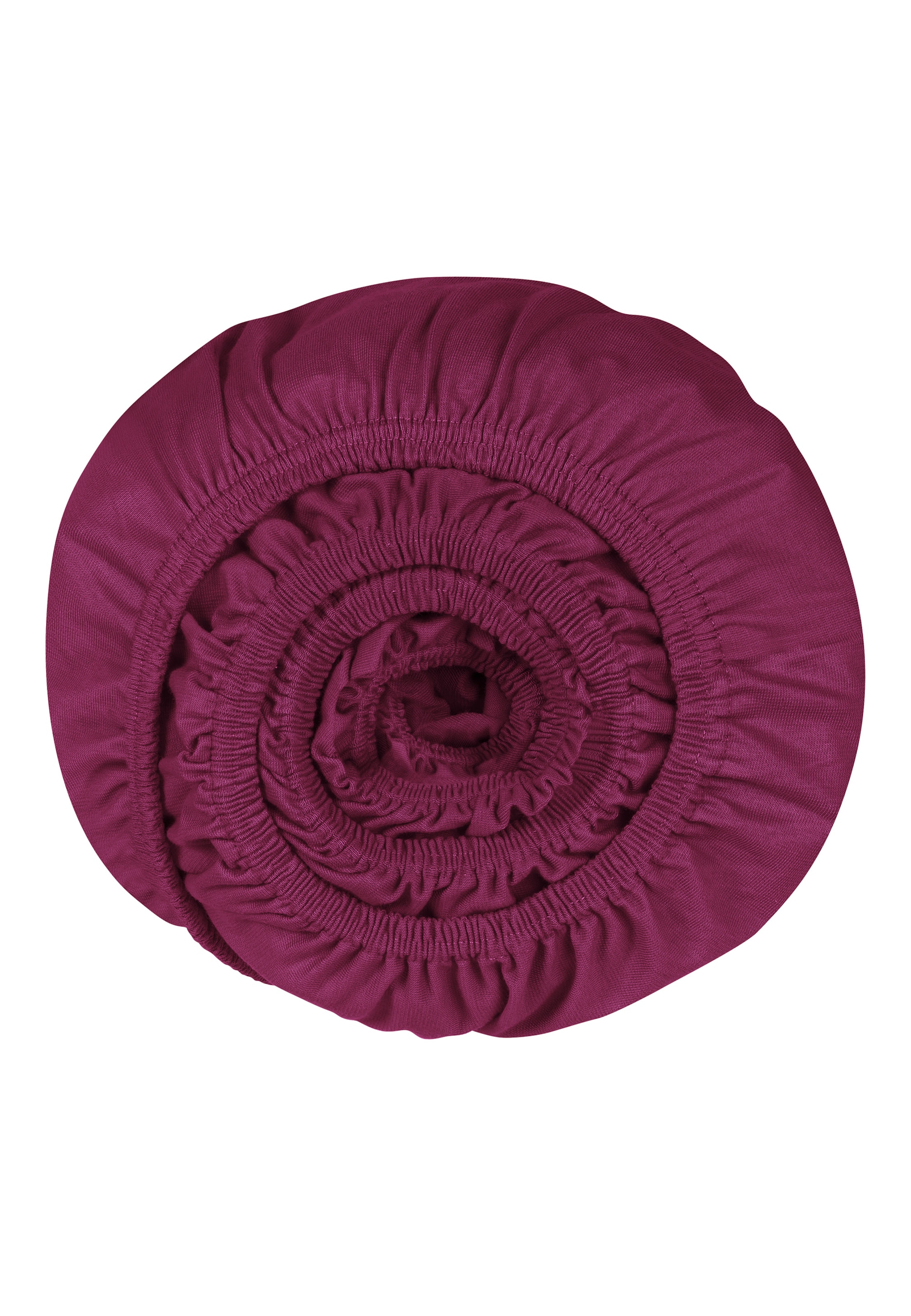 SCHIESSER Spannbettlaken 'Elli' in Rot: Vorderseite