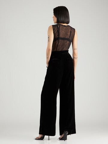 Lauren Ralph Lauren Wide leg Trousers 'JINJAY' in Black