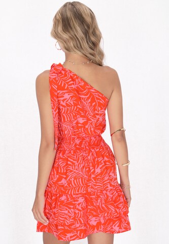 IZIA - Vestido en naranja