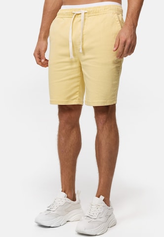 Regular Pantalon 'Kendari' INDICODE JEANS en jaune