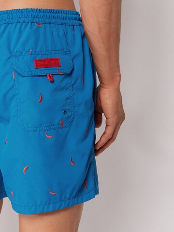 CALZEDONIA Regular Badeshorts in Blau