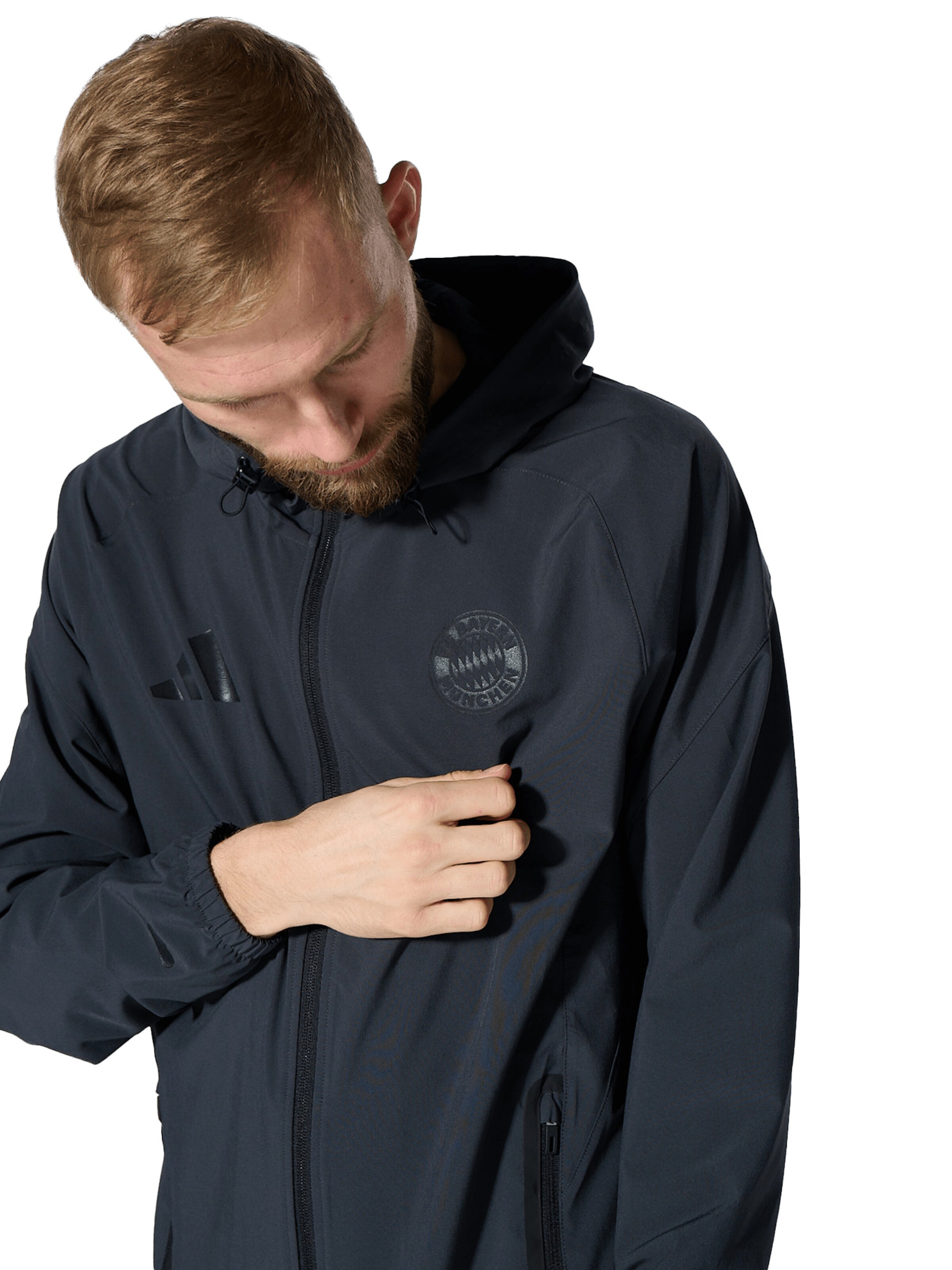 FC BAYERN MÜNCHEN Training Jacket 'Tiroc' in Grey