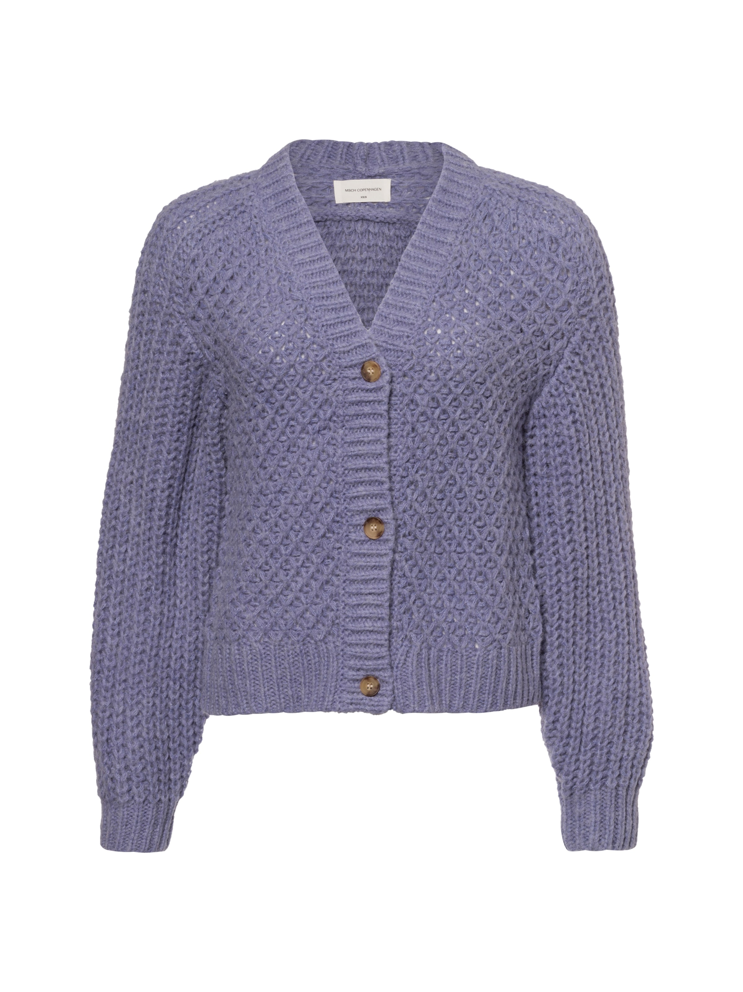 MSCH COPENHAGEN Strickjacke 'Amabelle Heidi' in Lila: Vorderseite