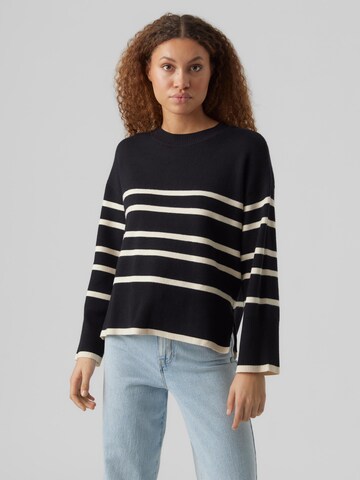 VERO MODA Свитер 'Saba' в Черный: спереди