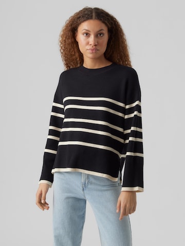 VERO MODA Sweater 'Saba' in Black: front