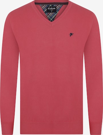 DENIM CULTURE Pullover ' Silvestro ' in Pink: predná strana