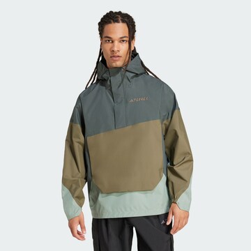 Veste outdoor 'Xploric' ADIDAS TERREX en vert : devant