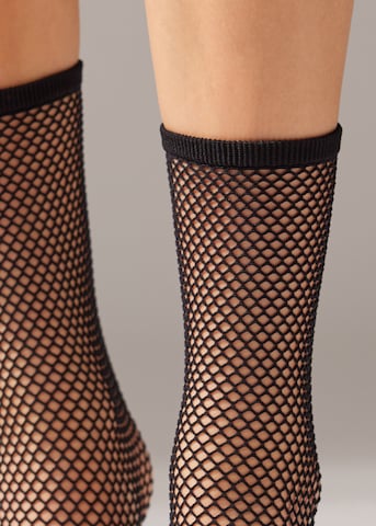 CALZEDONIA Socken in Schwarz