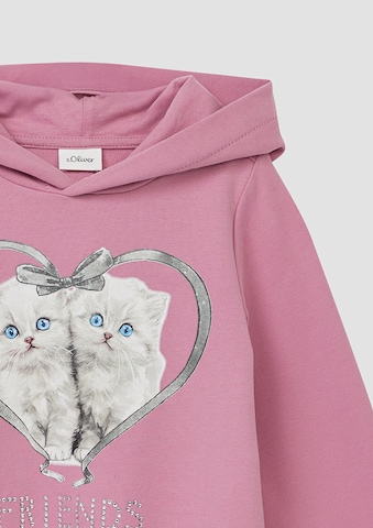 Sweat-shirt s.Oliver en rose