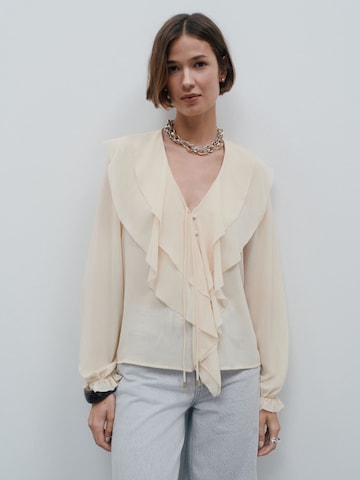 Camicia da donna di Next in beige: frontale