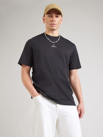 ADIDAS ORIGINALS - Camiseta en negro: frente